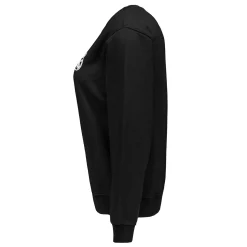 OSDM Womens ECO Essentials Real Madrid Black Crew Cropped Sweatshirt^Women Sweatshirts