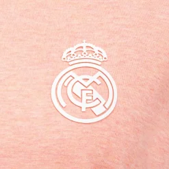 OSDM Womens ECO Essentials Real Madrid Monocolor Crest T-Shirt Pink^Women T-Shirts