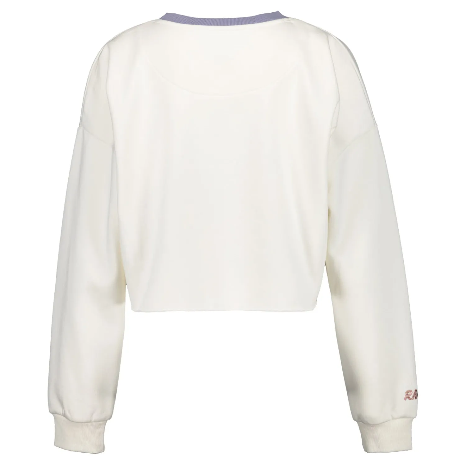 Foundry Womens Real Madrid Ladies Vintage Bone Cropped Panel Sweatshirt^Women Sweatshirts