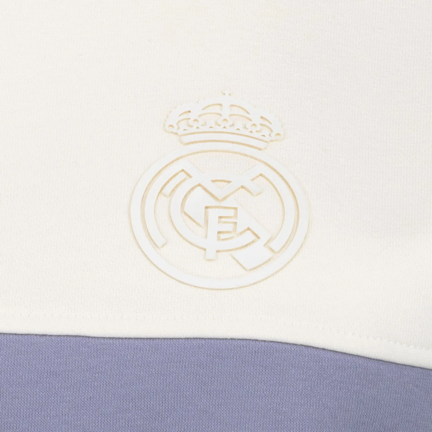 Foundry Womens Real Madrid Ladies Vintage Bone Cropped Panel Sweatshirt^Women Sweatshirts