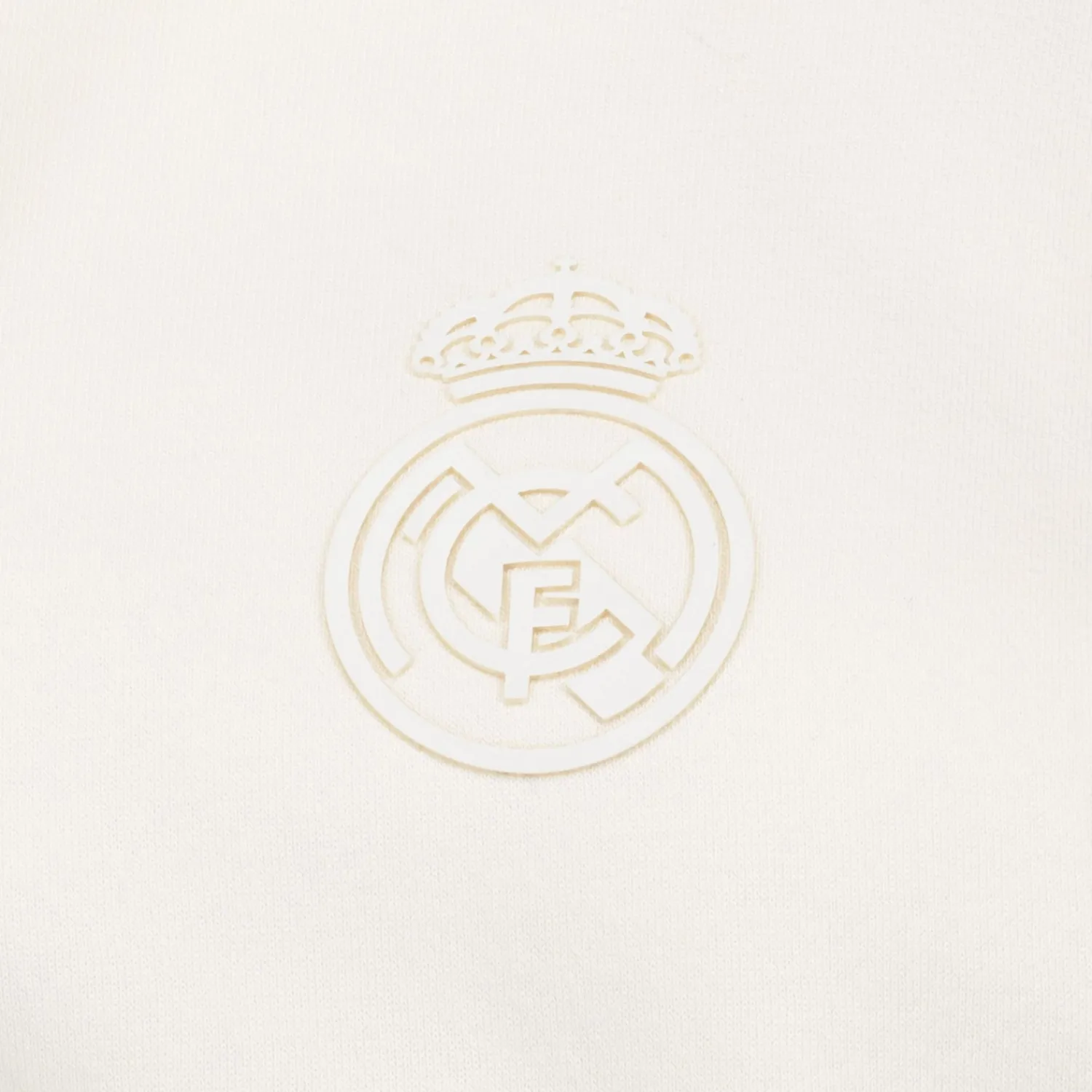 Foundry Womens Real Madrid Ladies Vintage Bone Zip Collar Sweatshirt^Women Sweatshirts