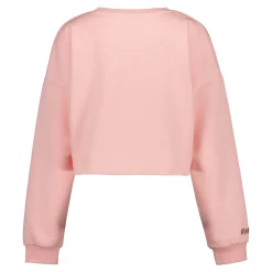 Foundry Womens Real Madrid Ladies Vintage Pink Cropped Sweatshirt^Women Sweatshirts