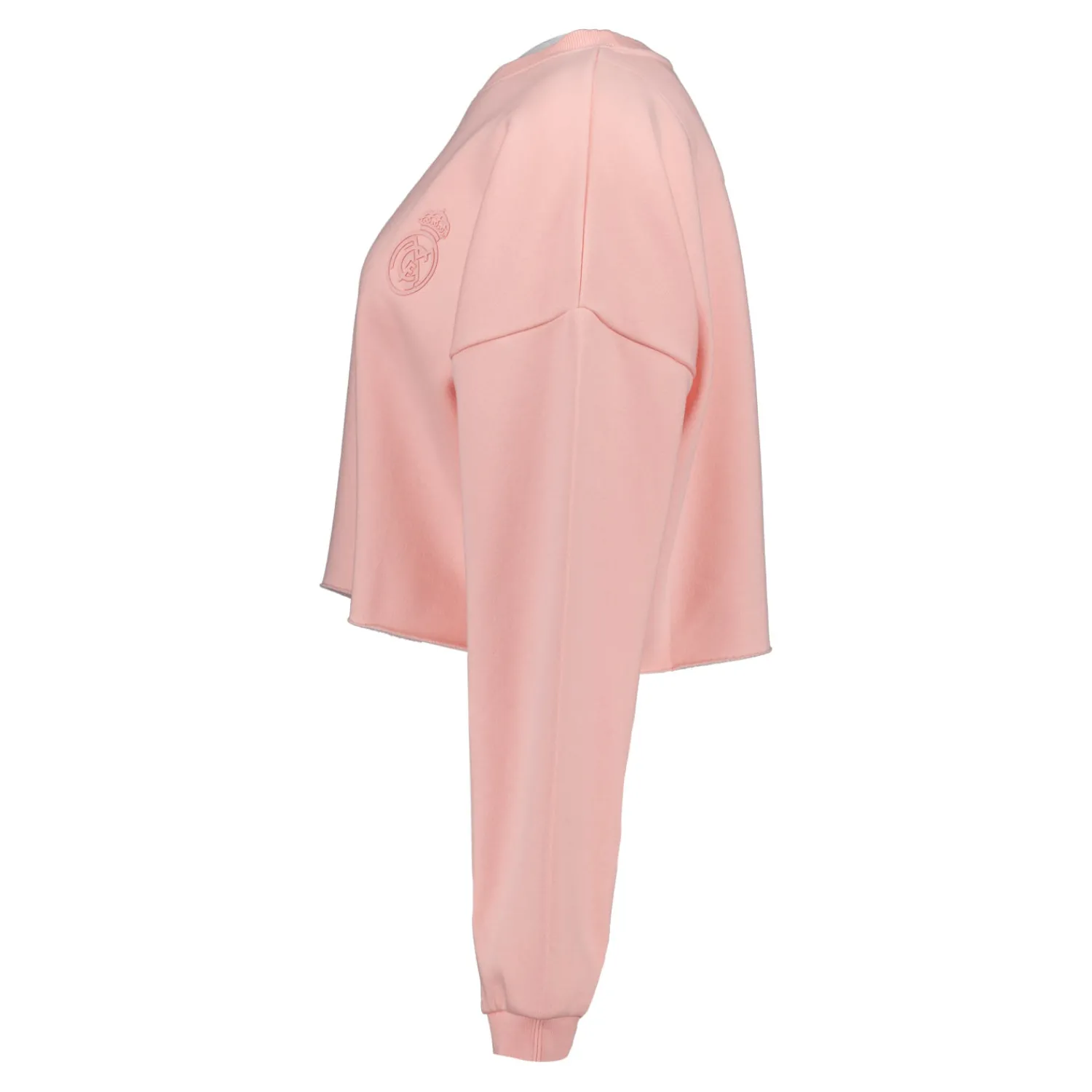 Foundry Womens Real Madrid Ladies Vintage Pink Cropped Sweatshirt^Women Sweatshirts