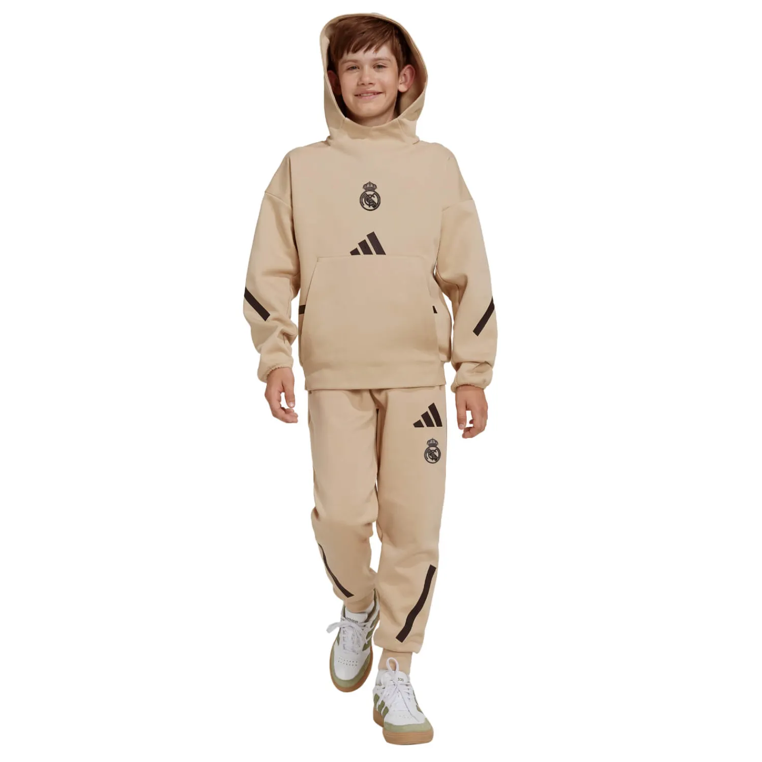 Adidas España, S.A.U Youth adidas Real Urban Pants Cream/ Black^ Pants|Pants