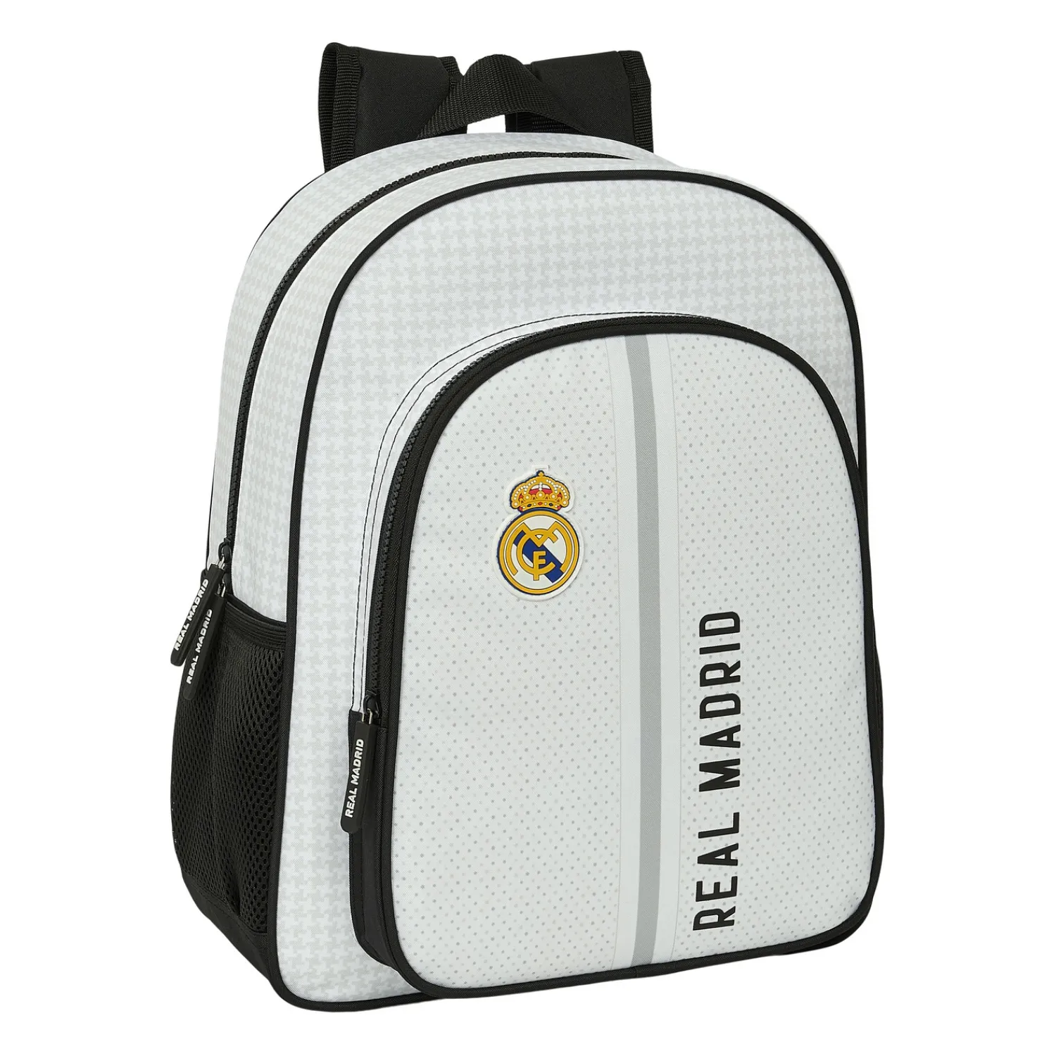 SAFTA S.A. Youth Backpack White/Black Real Madrid^ Bags & Luggage|Back To School