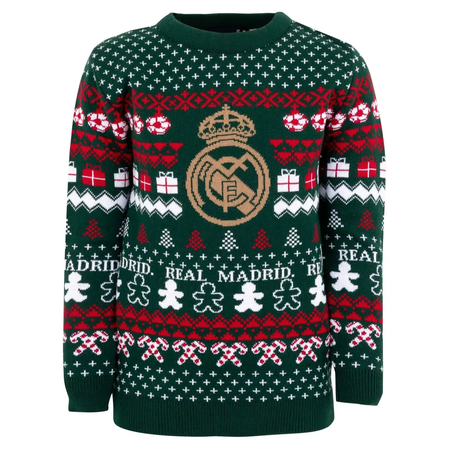 Foundry Youth Christmas Sweater Crest Green/Multicolor^ Sweatshirts