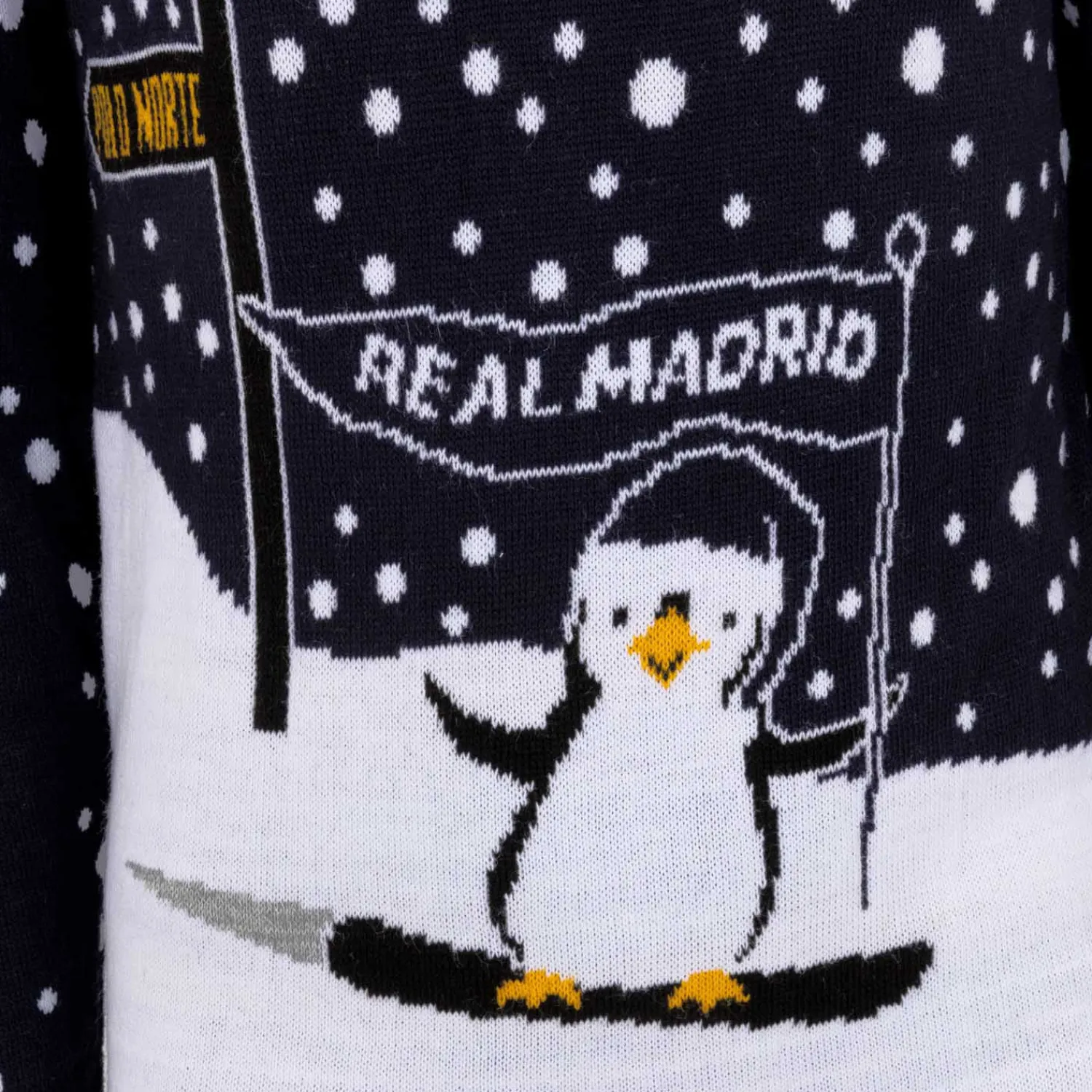 Foundry Youth Christmas Sweater Ski Penguin^ Sweatshirts