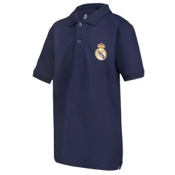 OSDM Youth ECO Essentials Real Madrid Color Crest Polo Navy^ Back To School|Polos