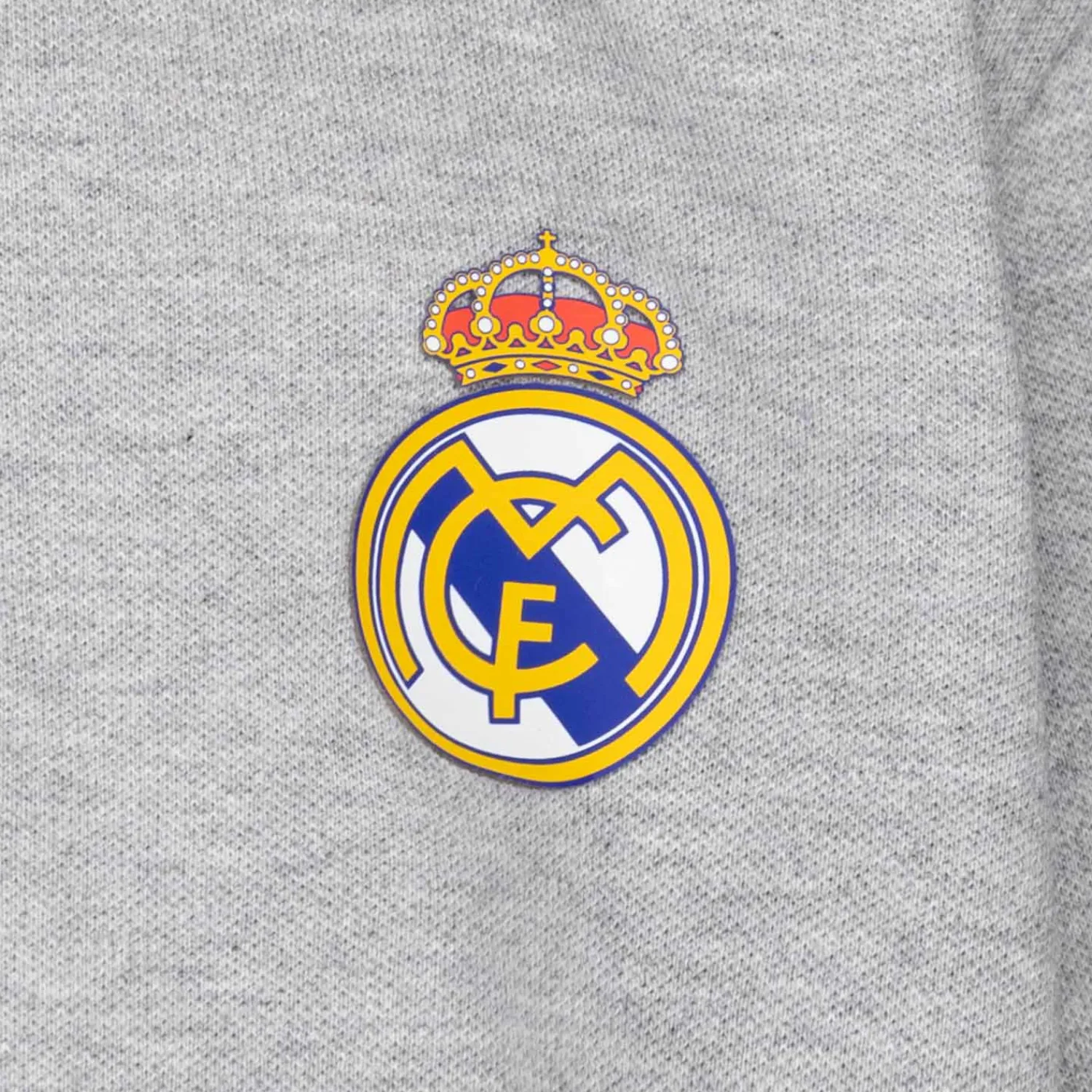 OSDM Youth ECO Essentials Real Madrid Color Crest Polo Light grey^ Polos|Back To School