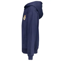 OSDM Youth ECO Essentials Real Madrid Color Crest Zip Hoodie Navy^ Sweatshirts