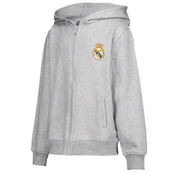 OSDM Youth ECO Essentials Real Madrid Color Crest Zip Hoodie Light grey^ Sweatshirts