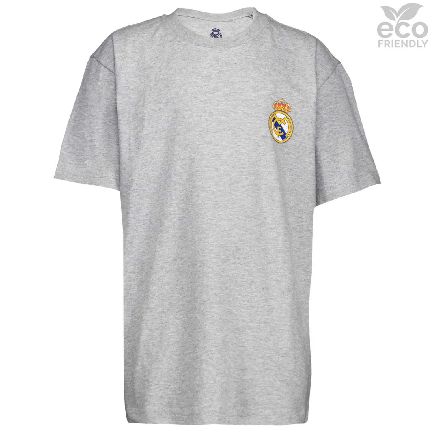 OSDM Youth ECO Essentials Real Madrid Color Crest T-Shirt Light Grey^ T-Shirts