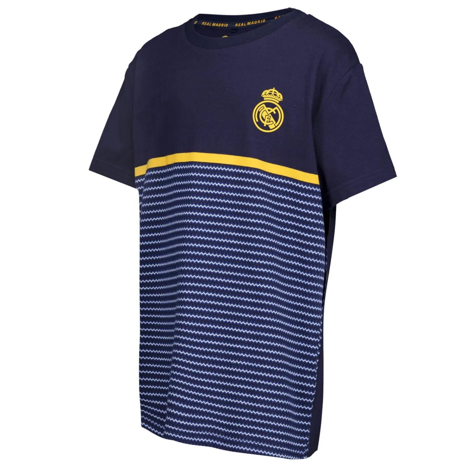 ITEX Youth Kids on Tour Real Madrid Horizontal Stripe T-Shirt Jacquard^ T-Shirts