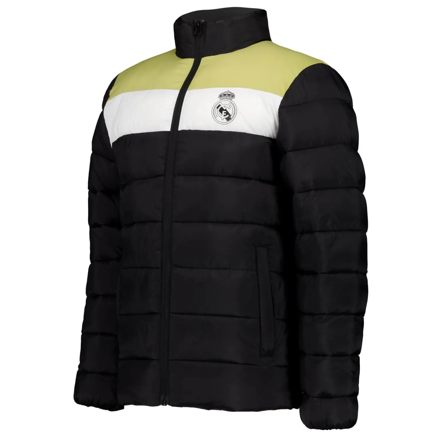 MBA Solutions Youth Outerwear Padded Jacket Color Block Black Real Madrid^ Jackets