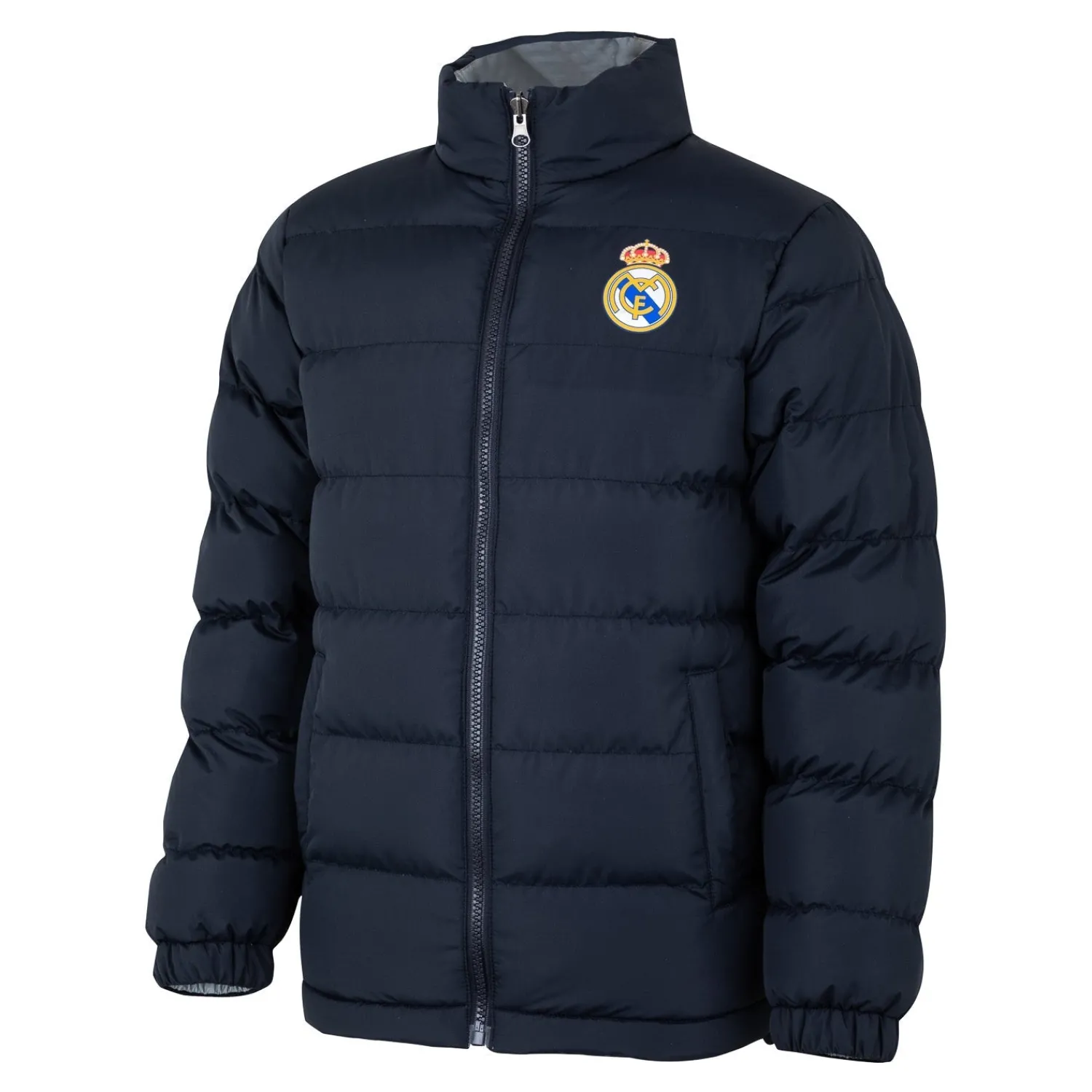 MBA Solutions Youth Outerwear Reversible Reflective Puffer Jacket Navy^ Jackets