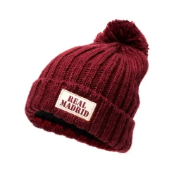Project Rogers & JLK, S.L. Youth Pompom Beanie Burgundy^ Beanies