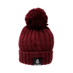 Project Rogers & JLK, S.L. Youth Pompom Beanie Burgundy^ Beanies