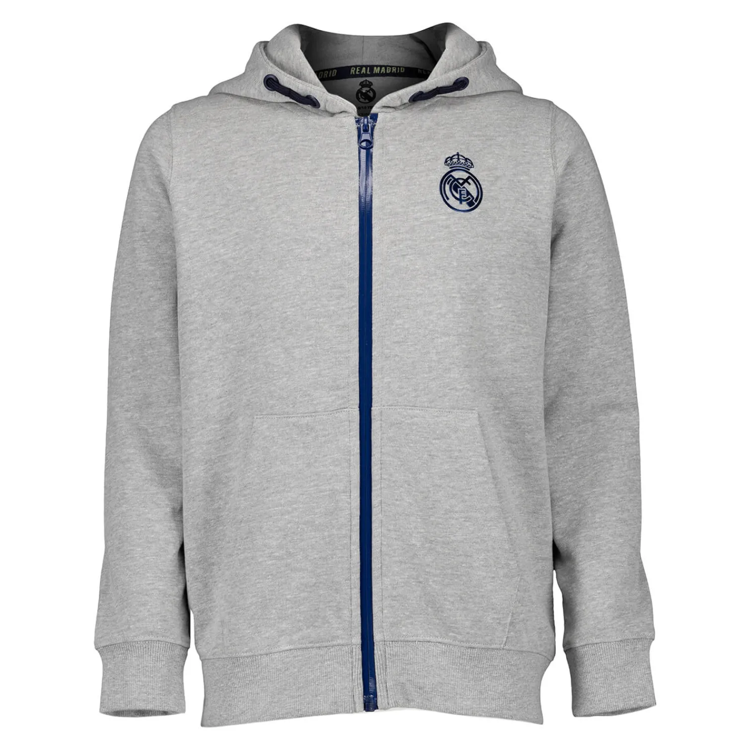 ITEX Youth Tracksuit Fan Kids Ombre Zip Grey Melange Real Madrid^ Tracksuits