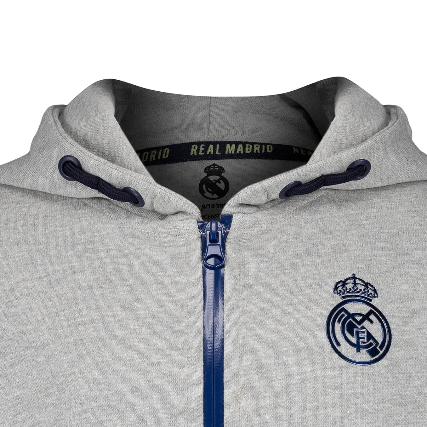 ITEX Youth Tracksuit Fan Kids Ombre Zip Grey Melange Real Madrid^ Tracksuits